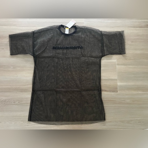 Agua Bendita Thera Streetwear Mesh Oversized Shirt Top Size Small Medium NWT - Picture 4 of 6